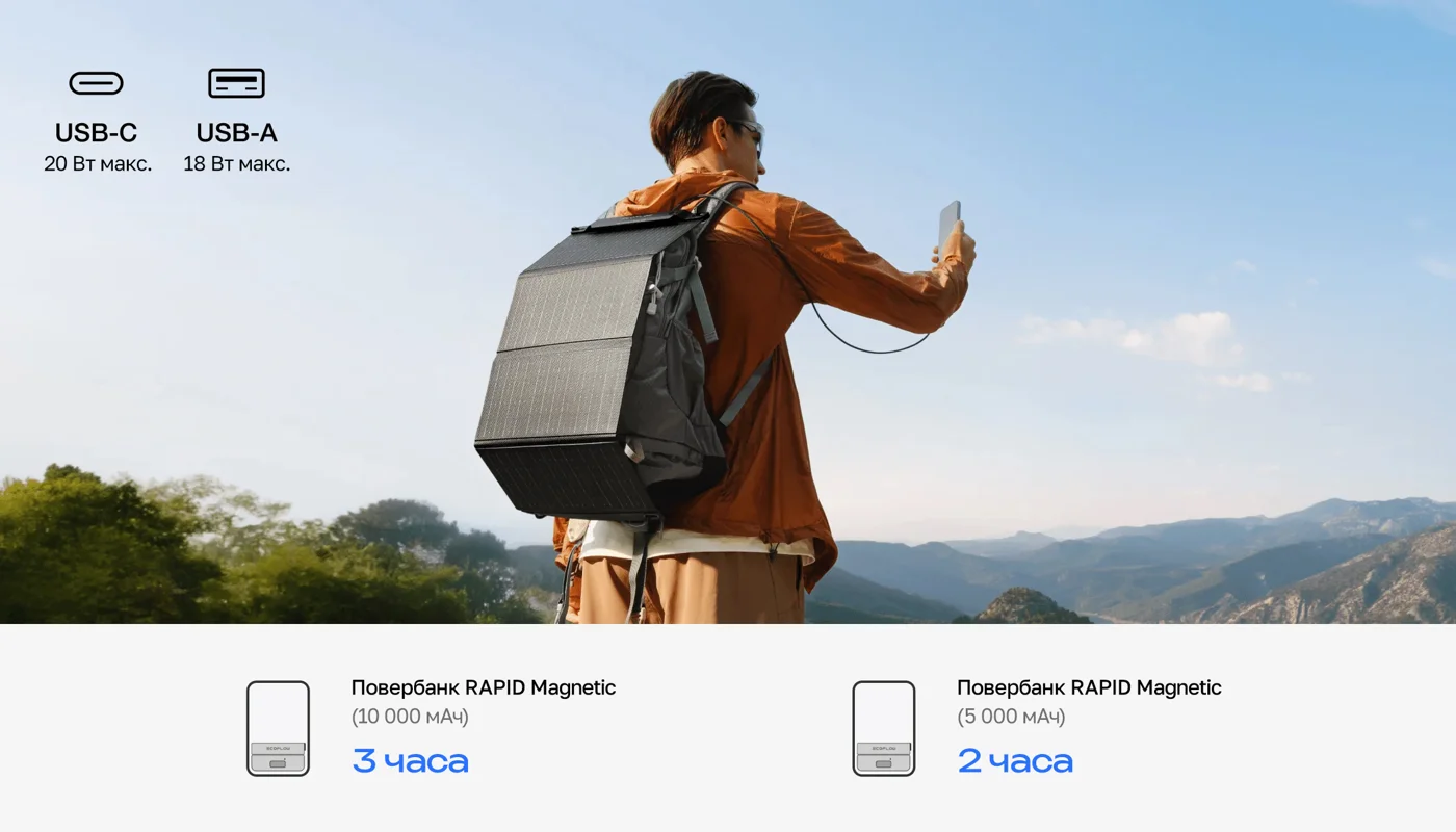 Солнечная панель складная EcoFlow 28 Вт — материал 11