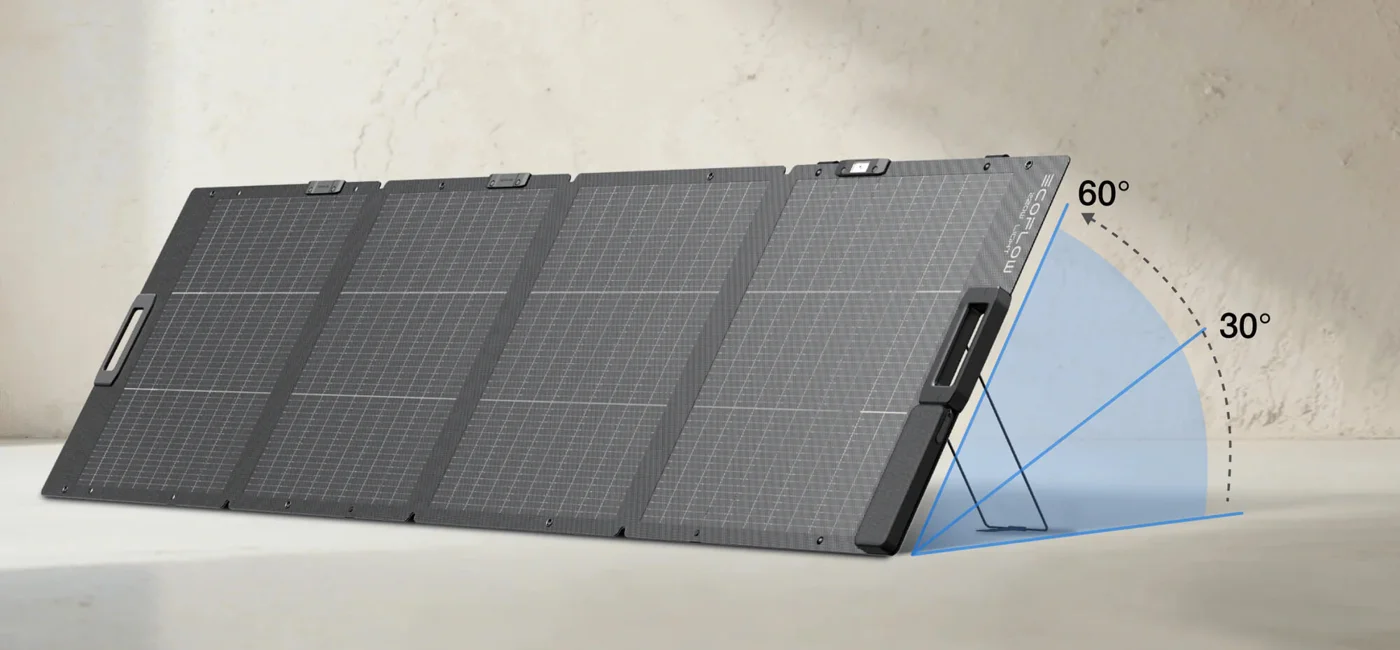 Cолнечная панель складная облегченная двусторонняя EcoFlow 220 Вт — материал 5