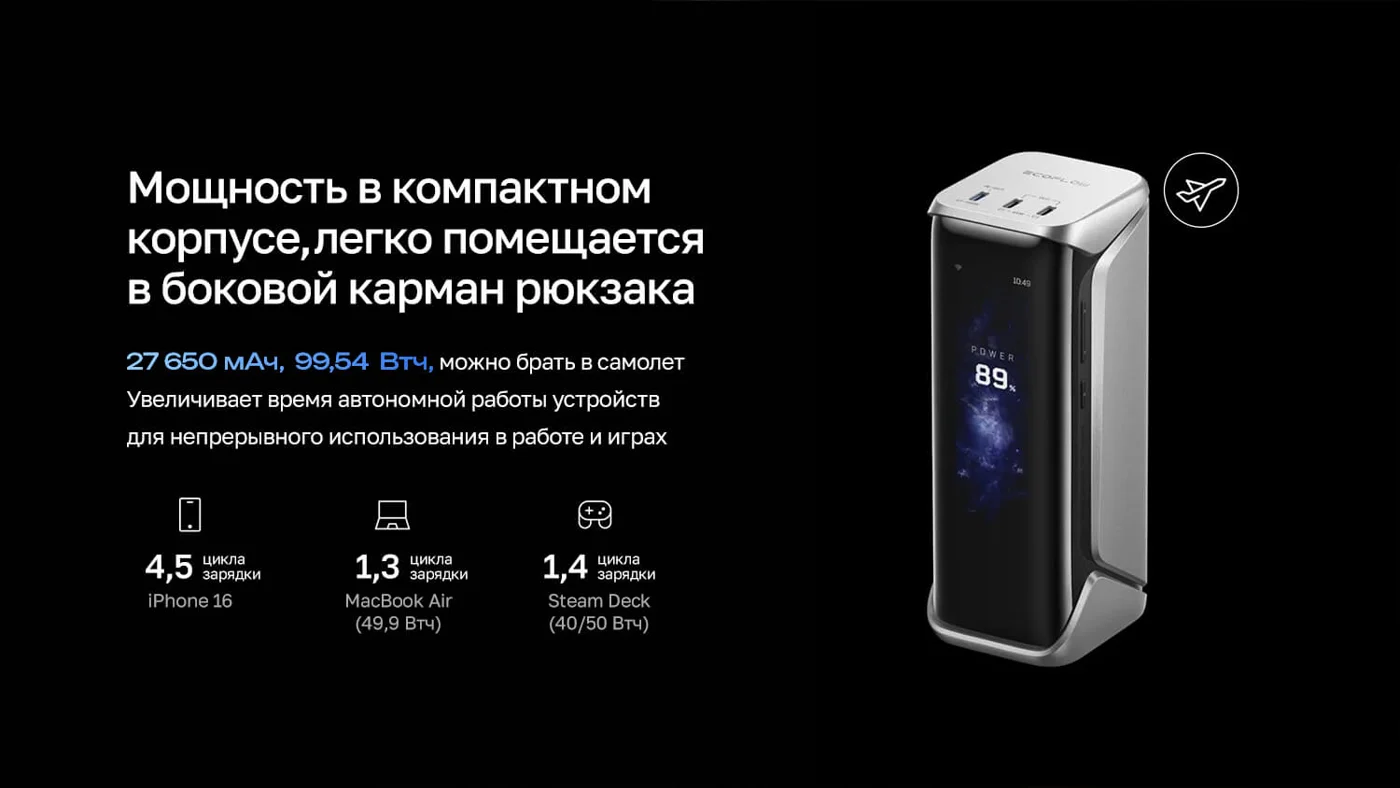 Повербанк EcoFlow RAPID Pro X (27650 мАч, 300 Вт)  — материал 6