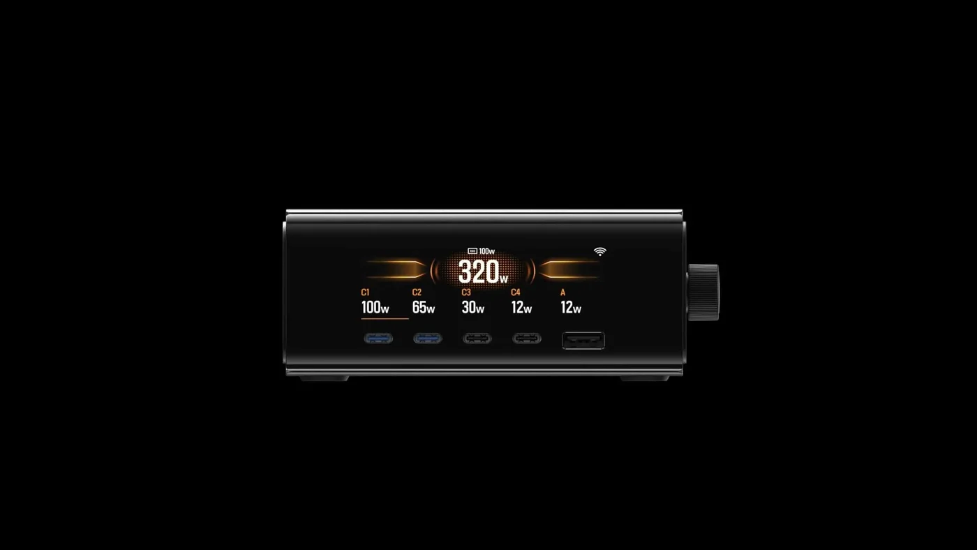 Зарядное устройство EcoFlow RAPID Pro (320 Вт, 5 портов, GaN) — материал 12